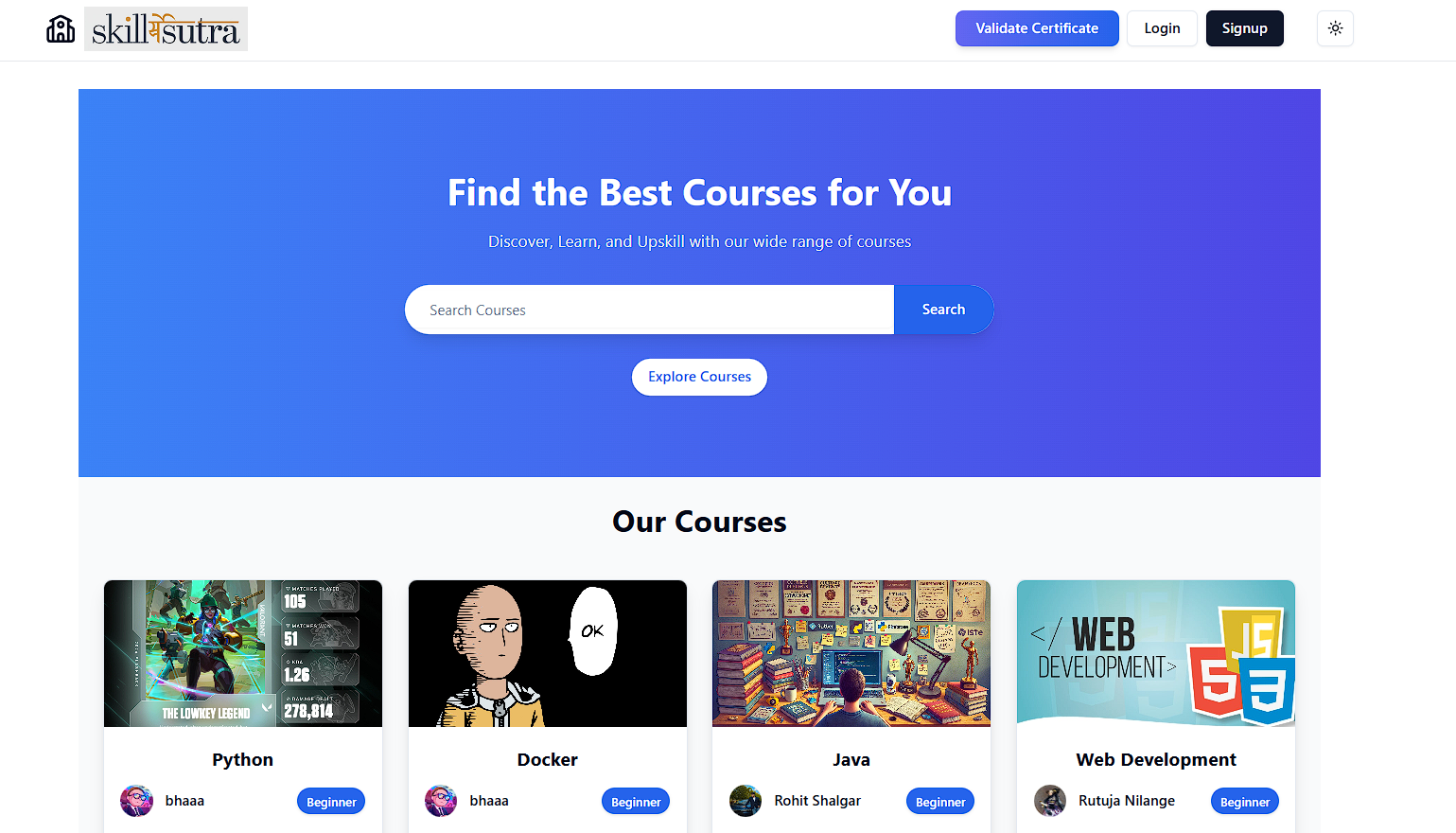 Student Learning Platform